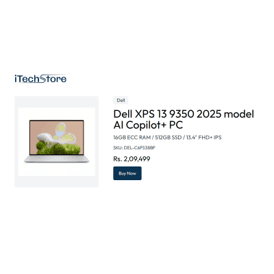 XPS 13 9350 512GB SSD Platinum