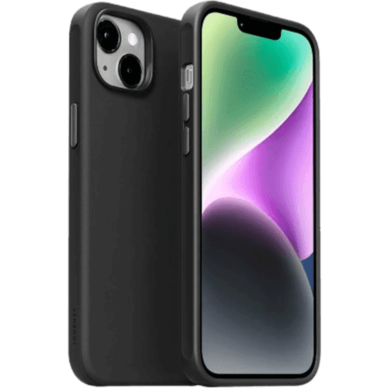 apple black cover silicon