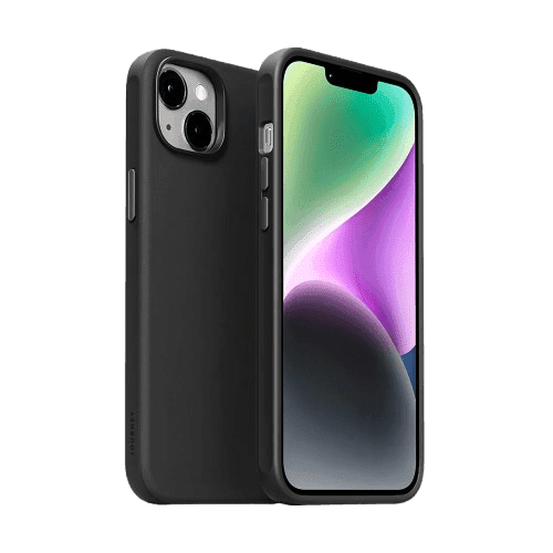 apple black cover silicon