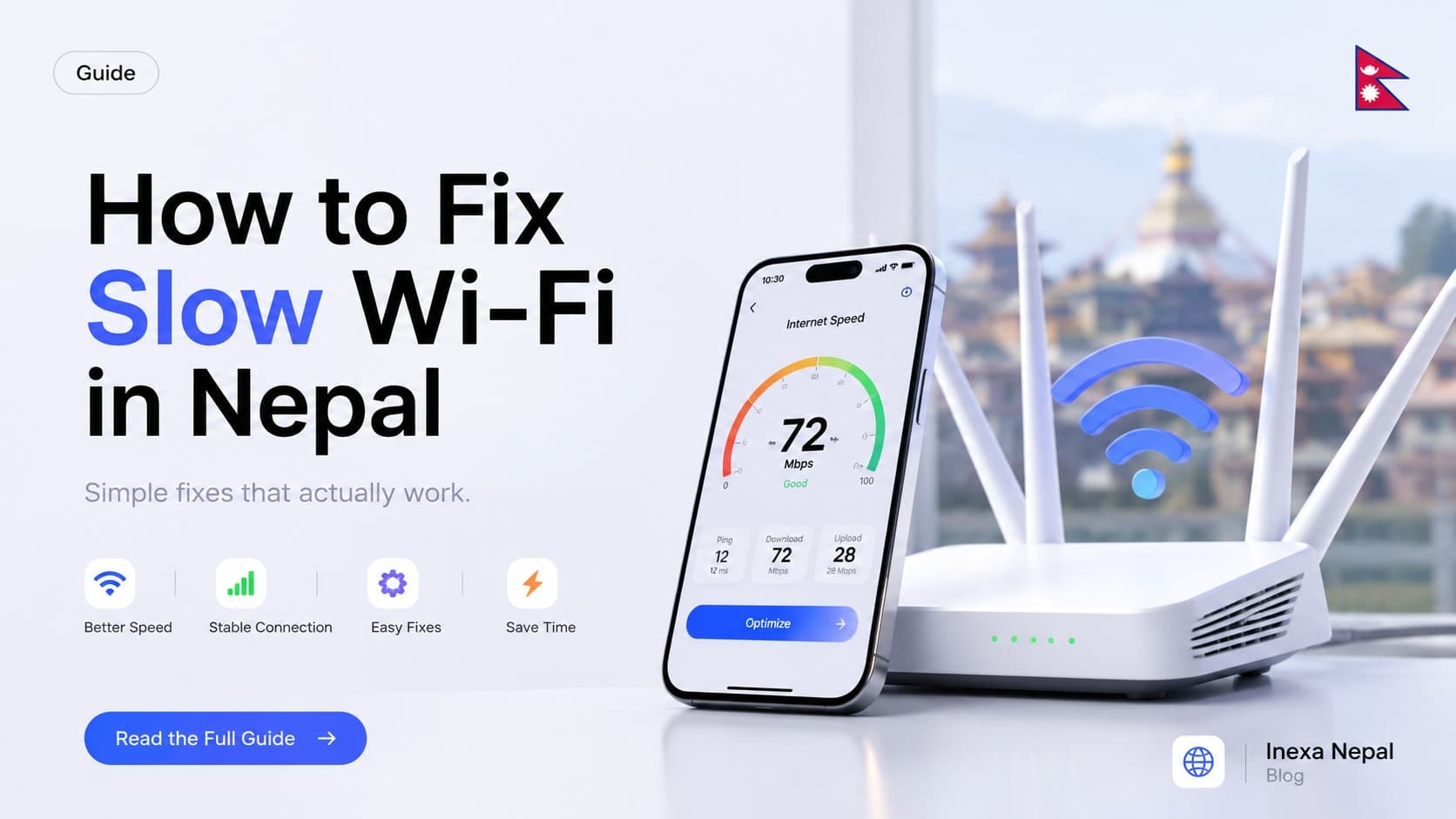 how to fix slow wifi in nepal